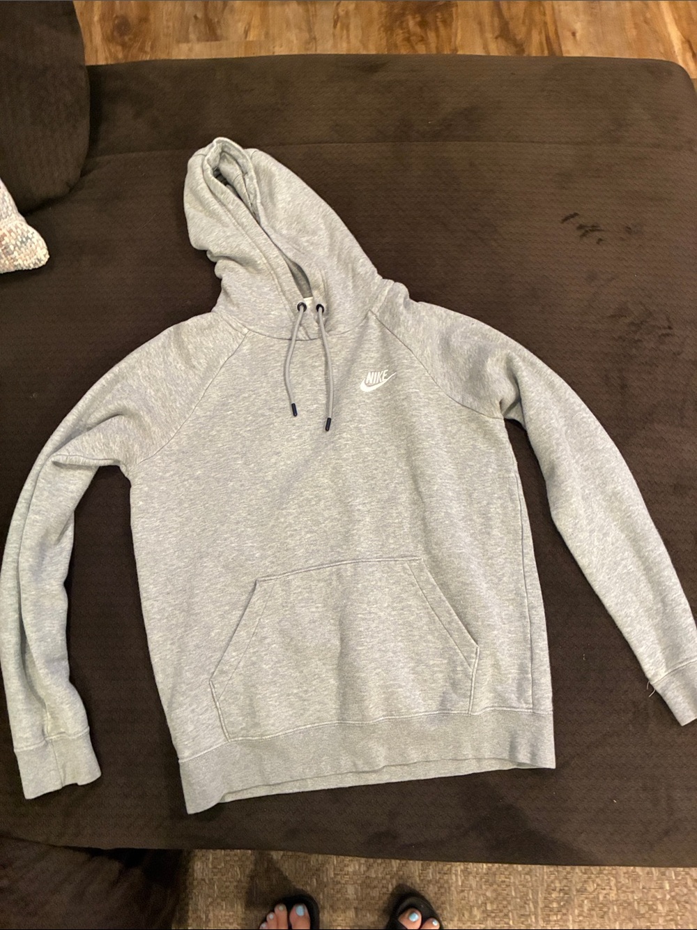 Nike Light Grey Crewneck Hoodie Sweatshirt. Size XS. Excellent condition